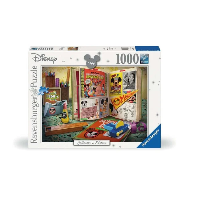 RAVENSBURGER DISNEY MICKEY 1960 1000 Piece Jigsaw Puzzle £20.99 ...