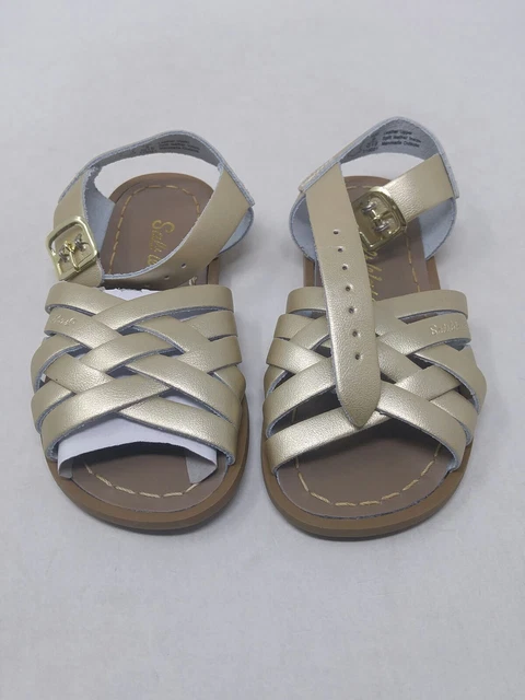 SALTWATER SANDALS LITTLE Kid Gold Sandals Size 9 Kids US 22.31