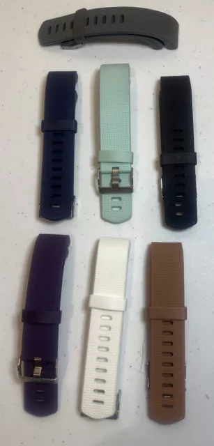 Fit Bit Charge 2 Classic Accessory Replacement Band Small New (Lot of 7 Colors)