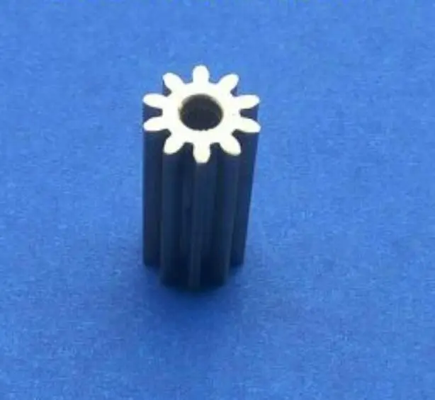 Main Shaft Copper Gear Straight 9.7mm 10 Teeth 0.8 Die Hole 3.17mm For Speed
