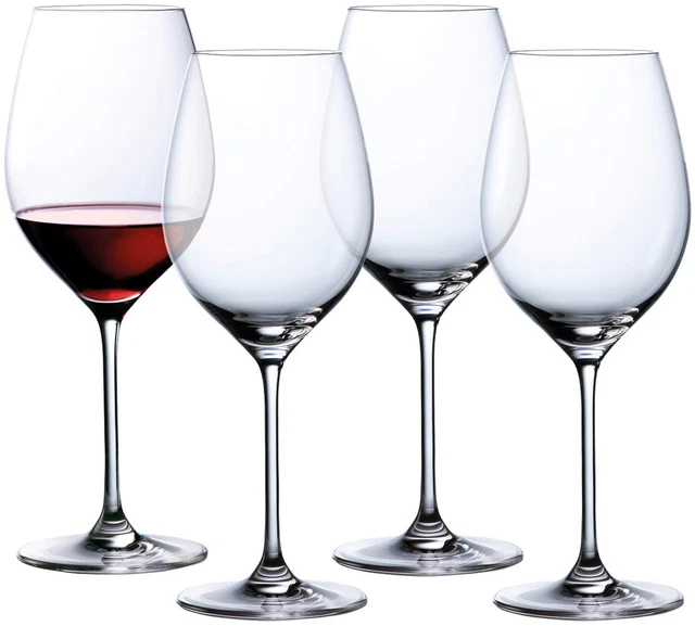 MARQUIS BY WATERFORD CRYSTAL 'MOMENTS' 4 RED WINE GLASSES 580ml (BOXED) - NEW