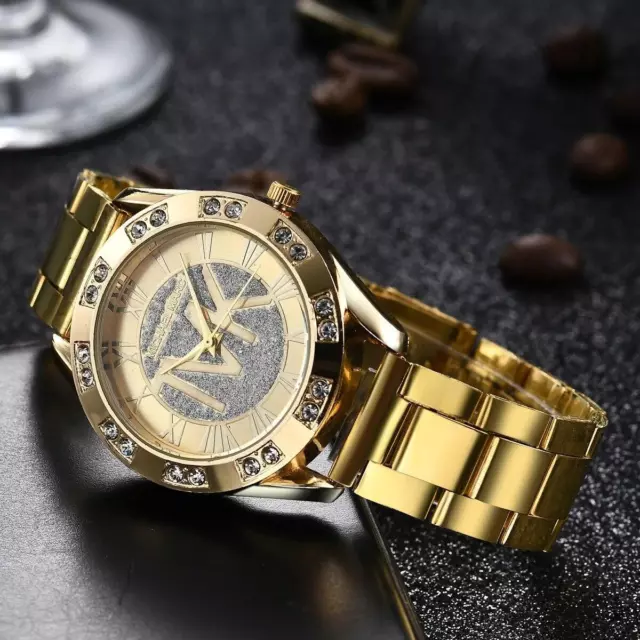 WOMEN'S LUXURY BRANDED Diamond Quartz Watch Elegant Business Type $13. ...