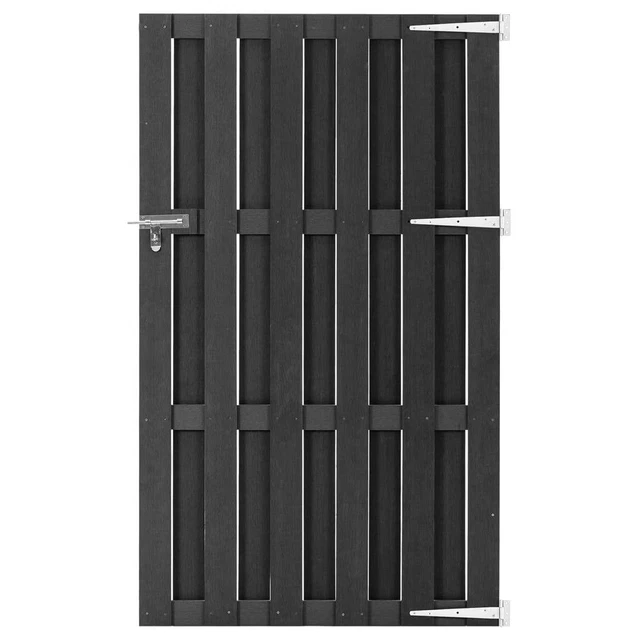 Vidaxl Garden Gate Wpc 39.4"X70.9" Gray