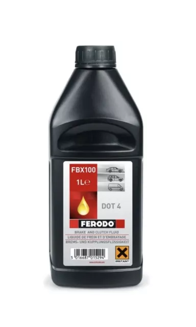 Liquide de frein 1 L DOT 4 FERODO FBX100