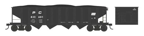 Bowser N Scale PRR Class H21a 4-Bay Hopper Penn Central/PC (H5/Black) #432620