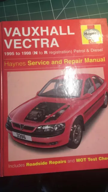 Vauxhall Vectra 1995 to 1998 Petrol & Diesel Service and Repair Manual (Haynes S