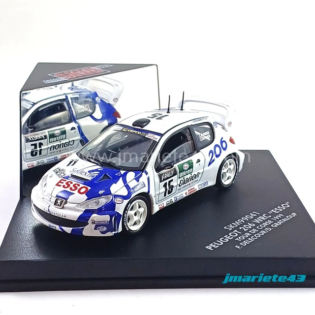 PEUGEOT 206 WRC RALLYE DU PORTUGAL 2000 A. LOPES VITESSE SKM127 1:4