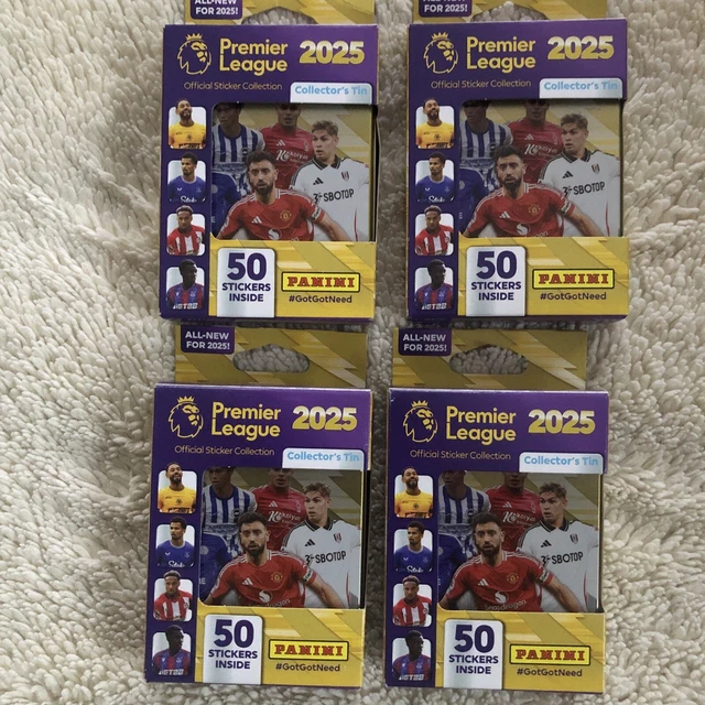 2025 PANINI PREMIER League 2025/25 Official Sticker Collection 4 pocket