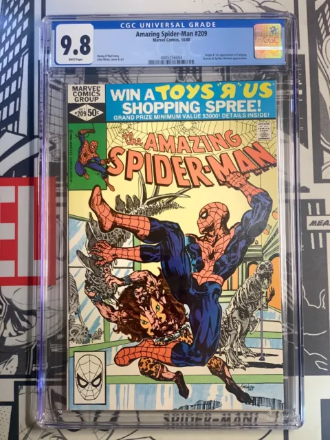Amazing Spider-Man #209 CGC 9.8 1st Appearance Calypso Kraven MCU