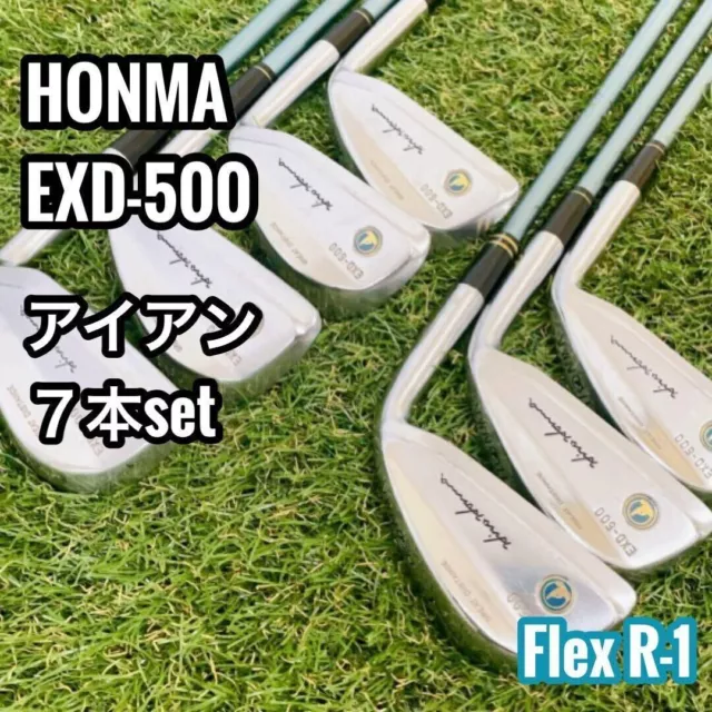 HONMA EXD 500 fer ensemble de 7 Flex R 1 club de Golf pour hommes ...