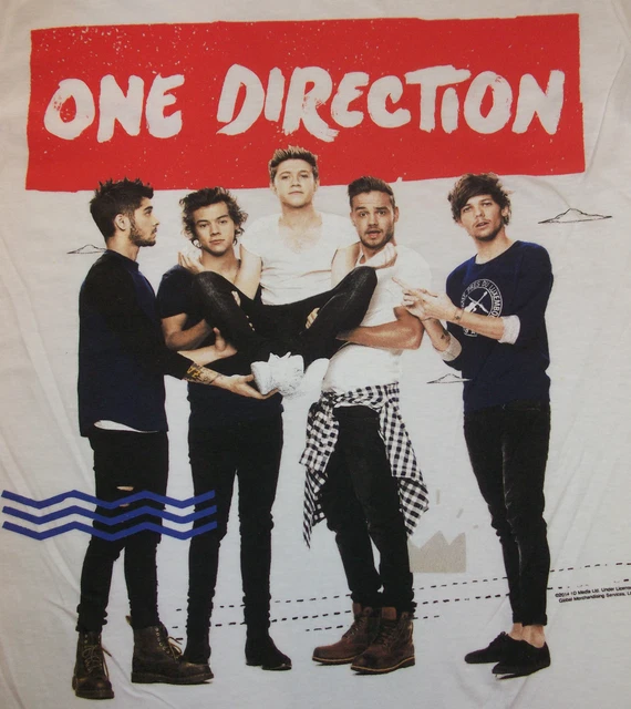 HARRY　TOUR 2014 2014 I love Harry Styles Shirt One Direction Pop Band White