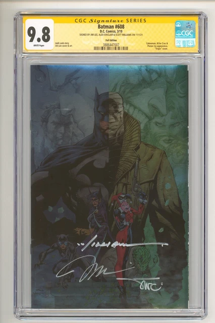 Batman #608 Jim Lee Convention Foil Variant CGC 9.8 - Triple Signed