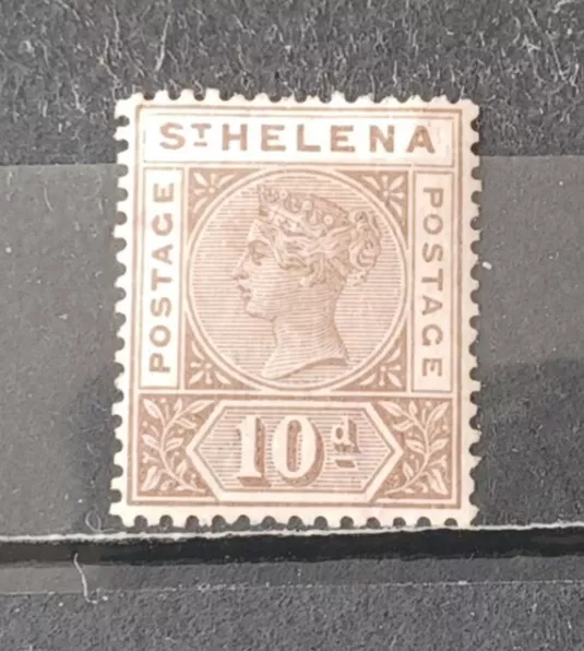 SAINTE HELENE 1890-97  1 timbre neuf avec charnière 10 p Y&T# 26