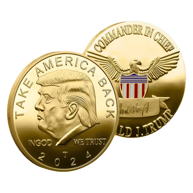American President Trump Commemorative Coin for 2024 Presidential Campaign