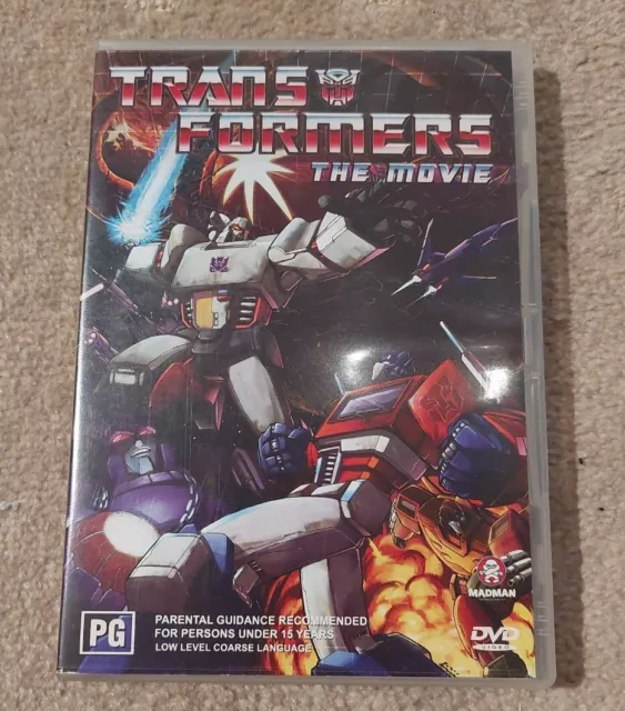 TRANSFORMERS THE MOVIE 1986 DVD Region 4 15.00 PicClick AU