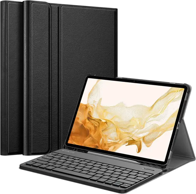 Keyboard Case for Samsung Galaxy Tab S8 plus 2022/S7 FE 2021/S7 plus 2020 12.4 I