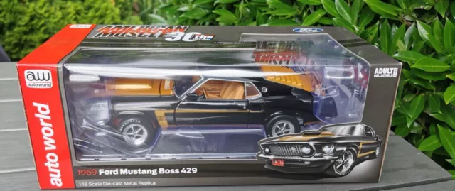 Autoworld 1969 Ford Mustang Boss 429 1:18 lim. Edition