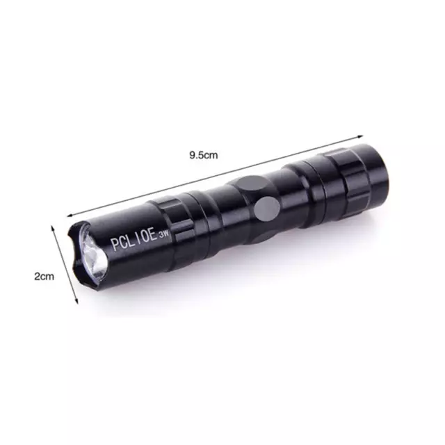 Mini Led Flashlight Waterproof Lanterna Zoomable For Hunting Camp Outdoor T-lk