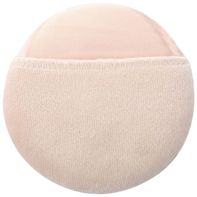 Frauen Kosmetik Beige Weiss Runde Gesicht Make- Gesicht Puderquast K2N82184