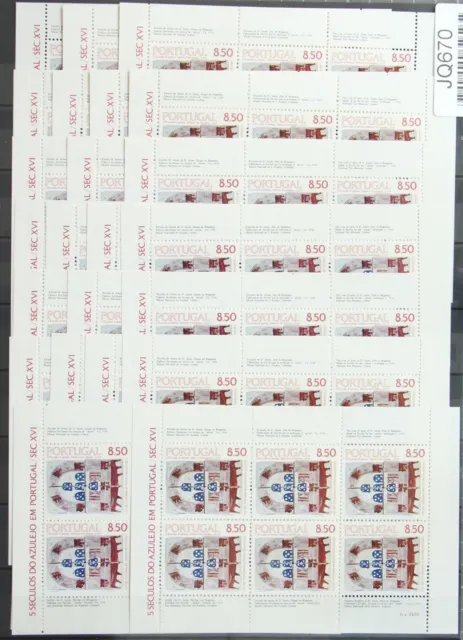 Portugal 49x 1539 als Kleinbogen postfrisch ca. 245,- Katalog #JQ670