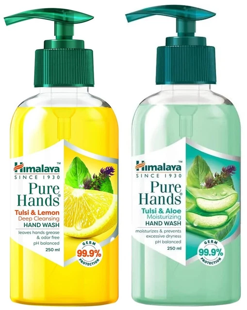 Bomba de limón Tulsi limpieza profunda Himalaya puras manos y bomba de aloe Tulsi 250 ml EAC