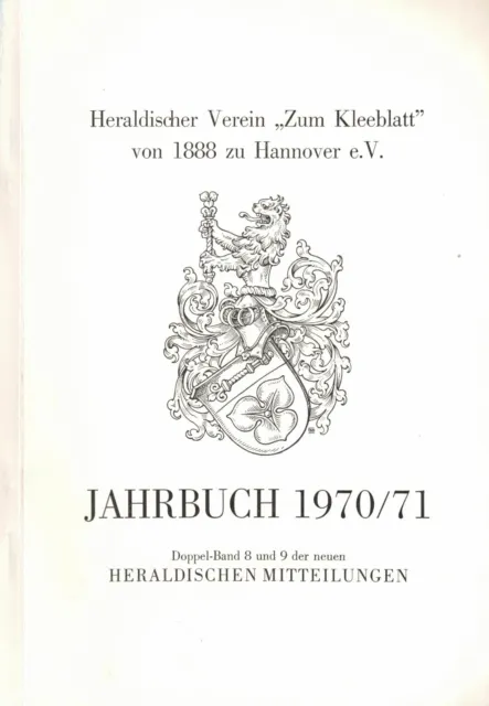 Brecht, Heraldischer Verein "Zum Kleeblatt" Hannover, Jahrbuch 1970/71, Heraldik