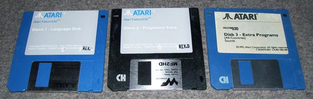 ATARI FALCON 030 Computer Disco 1 Sprache Disketten Extra Programme 2 ...