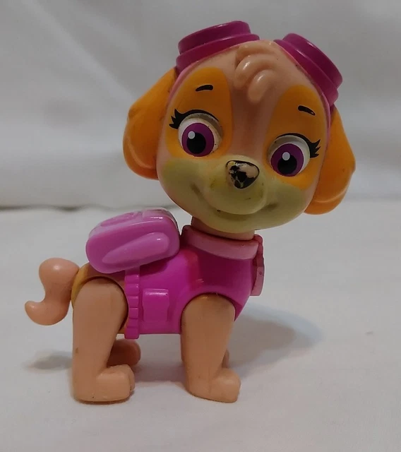 PAW PATROL SKYE Action Pack Pup Figure With Jet Pack Backpack Goggles