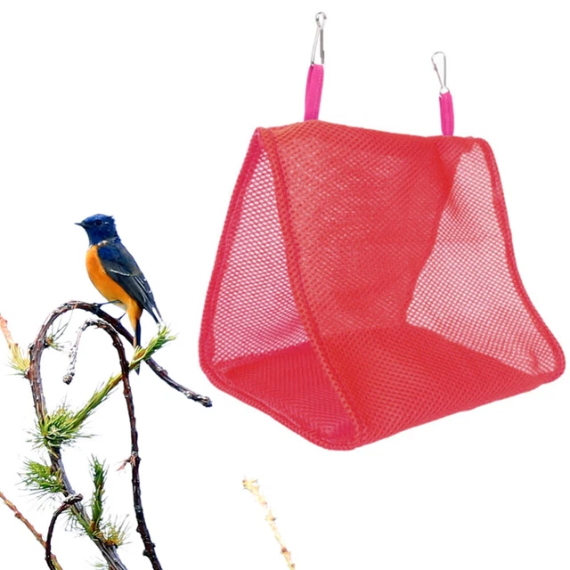 1 stück Pet Papagei Hängen Käfig Vogel Dreieck Hängematte Belüftung Hängen