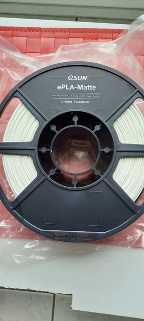 eSUN Amélioré PLA Mat Filament 1.75mm, Imprimante 3D Filament PLA Matte
