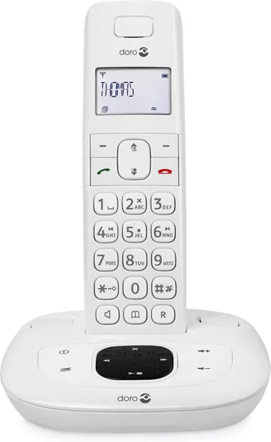 Doro Comfort 1015 DECT Senioren Schnurlos Telefon Weiß Neu OVP