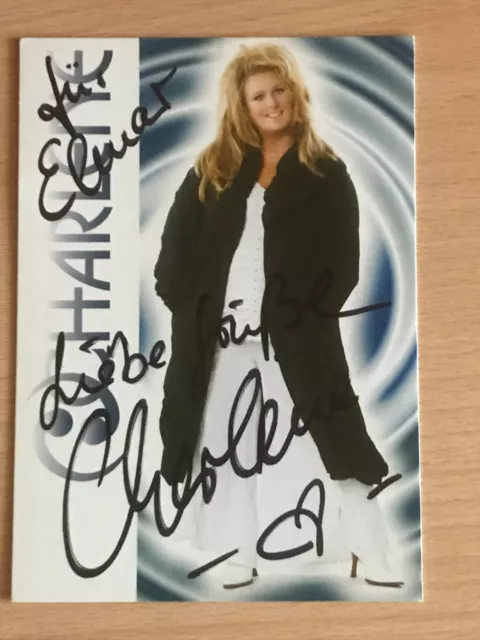 Charlene Autogrammkarte orig signiert Schlager Rock Pop #6432