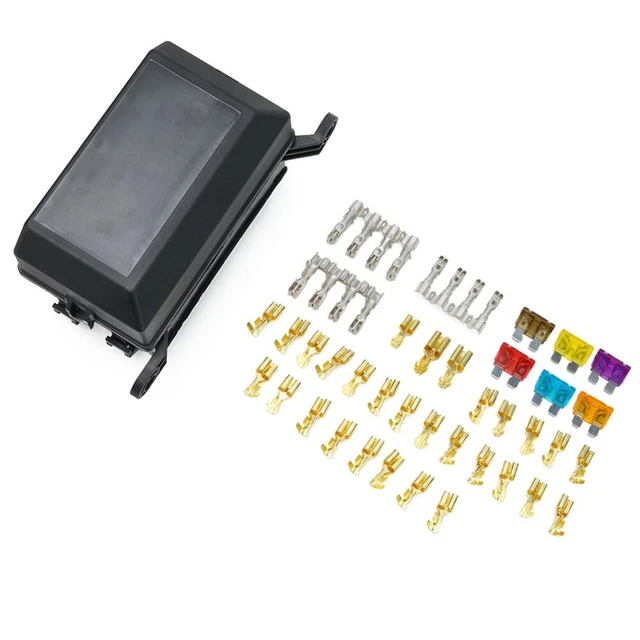 Universale Relè Supporto Scatola Camper Mare Barca Atv Rv Pick-Up Camion 12V 6