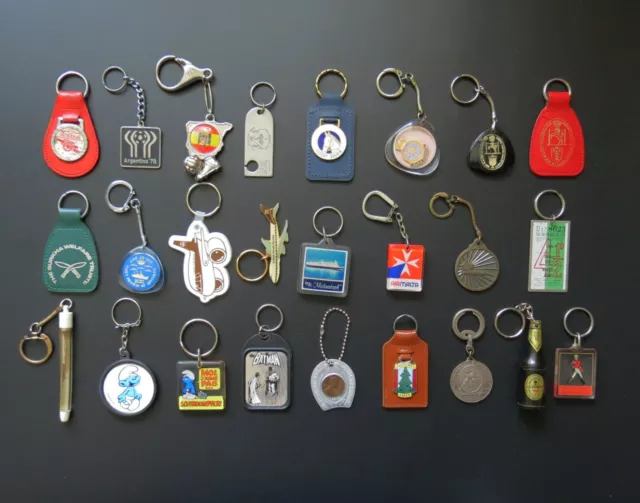 Collection of Vintage Key-Rings / Chains / Fobs – Sold Individually