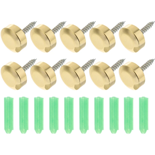 10 pz coprivite WC specchio viti decorative decorazione parete specchio decorazione