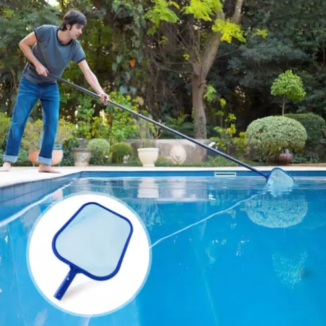 Swimming Pool Leaf Skimmer Rake Net Hot Tub Spa Cleaning Leaves Mesh Tools Clean