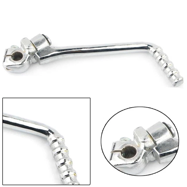 1PC 16mm Chrome Kick Starter Lever Pedal 50cc-160cc Dirt Bike ATV UTV Motorcycle
