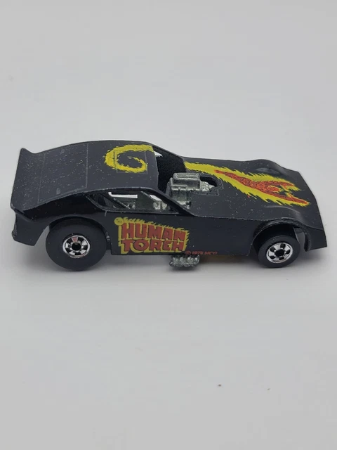 VINTAGE 1977 HOT Wheels Human Torch Marvel Plymouth Arrow Funny Car