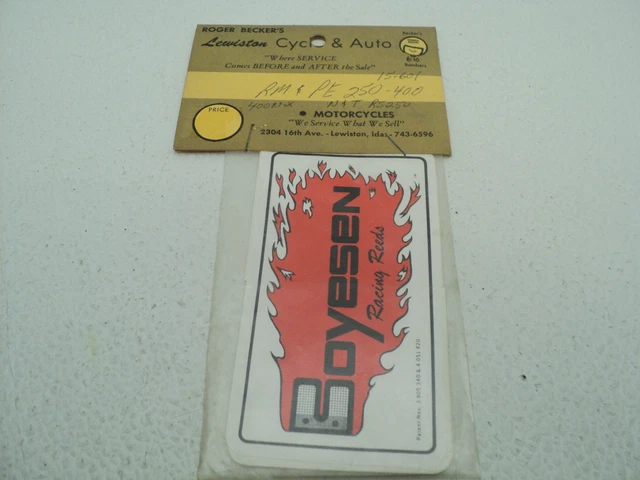 NOS BOYESEN DUAL Stage Racing Reed Valves (C) #D149 EUR 28,39 - PicClick FR