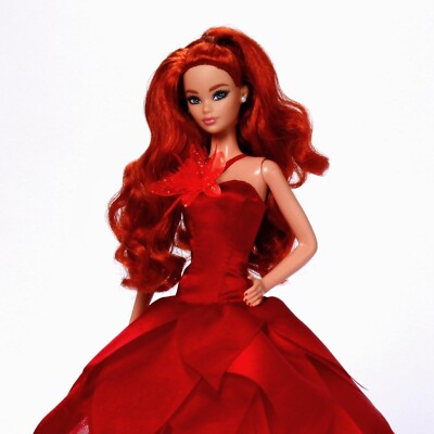BARBIE SIGNATURE 2022 Holiday Doll Walmart Exclusive Red Hair £69.95