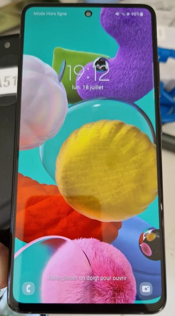 🇫🇷Écran Samsung Galaxy A51 5G (A516B) Amoled et tactil d'origine sur châssis