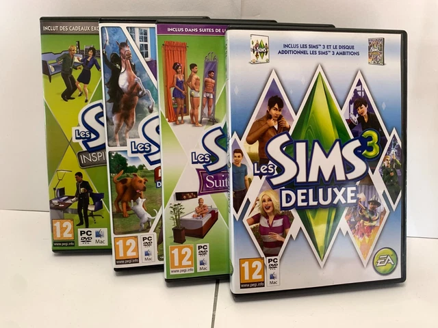 Les Sims 3 Le Jeu De Base + Le Disque Additionnel Ambitions / Jeu Sur PC Deluxe
