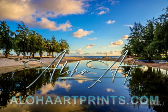 Hokulea Docked at Kailua Beach Park Oahu Hawaii Photo Fine Art Photography 