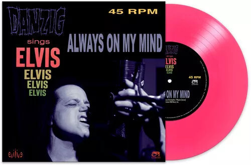 Danzig - Always On My Mind (Pink) [New 7" Vinyl] Colored Vinyl, Pink