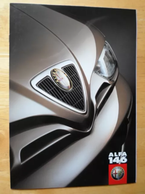 ALFA ROMEO 146 Range orig 1999 UK Mkt Sales Brochure