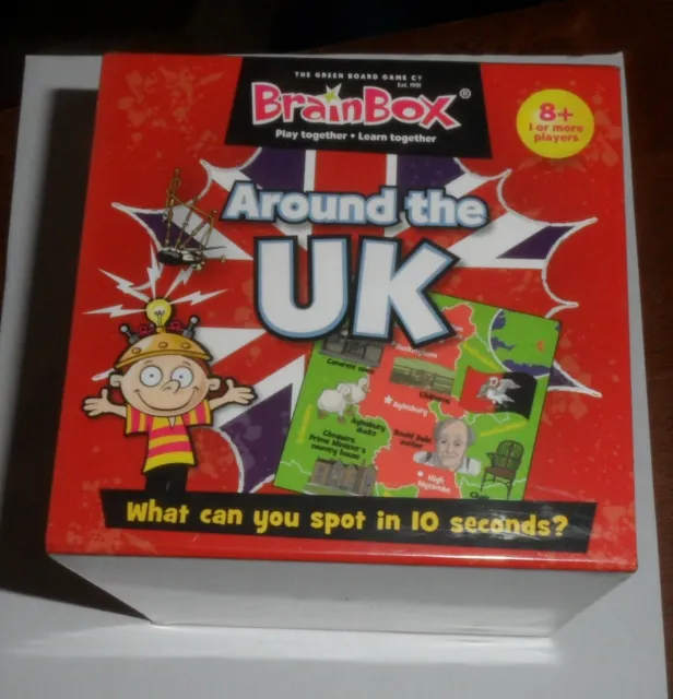 BrainBox Around The UK (72 cards) - Brand New & Sealed