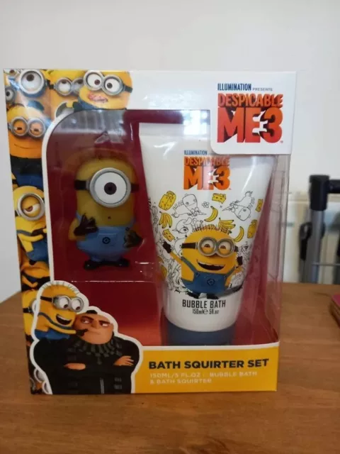 Minions Despicable me3 bath squirter gift set