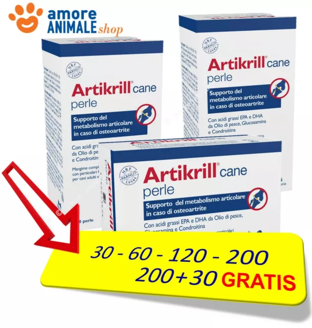 NBF Lanes ARTIKRILL  30 / 60 / 120 / 200 / 230 perle Supporto articolazioni cani