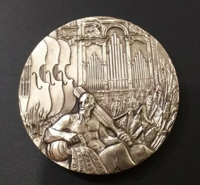 Cremona Orchestra Festival Antonio Stradivari Violins Silver Italian medal