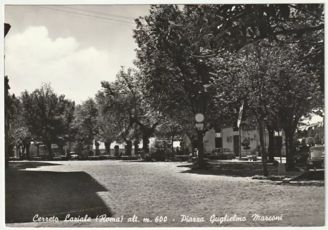 Cerreto Laziale - Roma - Piazza Guglielmo Marconi - Viagg. 1969 -63012-